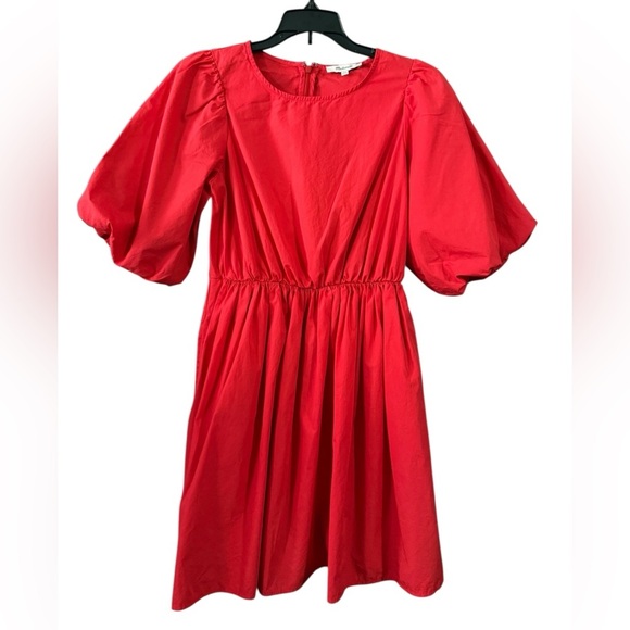 Madewell Red Dress Size 00 - Picture 1 of 3